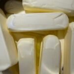 Unsalted butter on stovetop