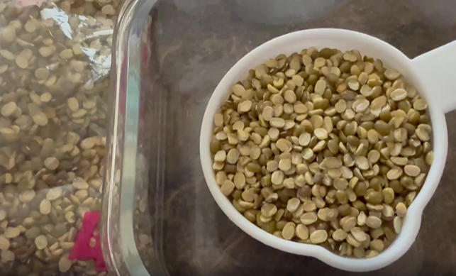 Moong split or moong lentil