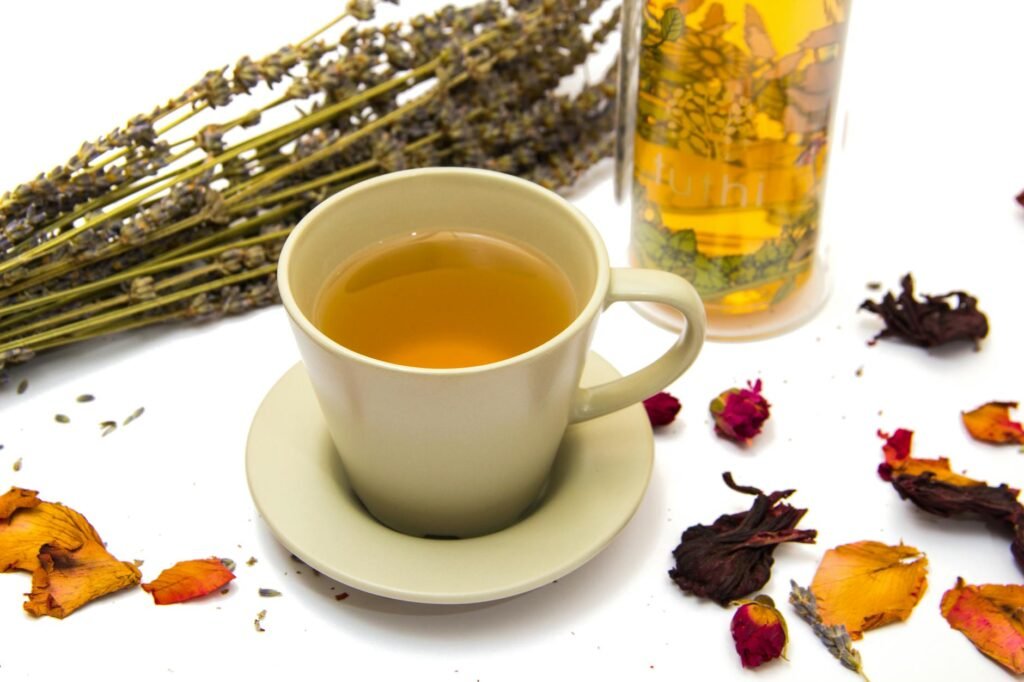 A soothing herbal tea 