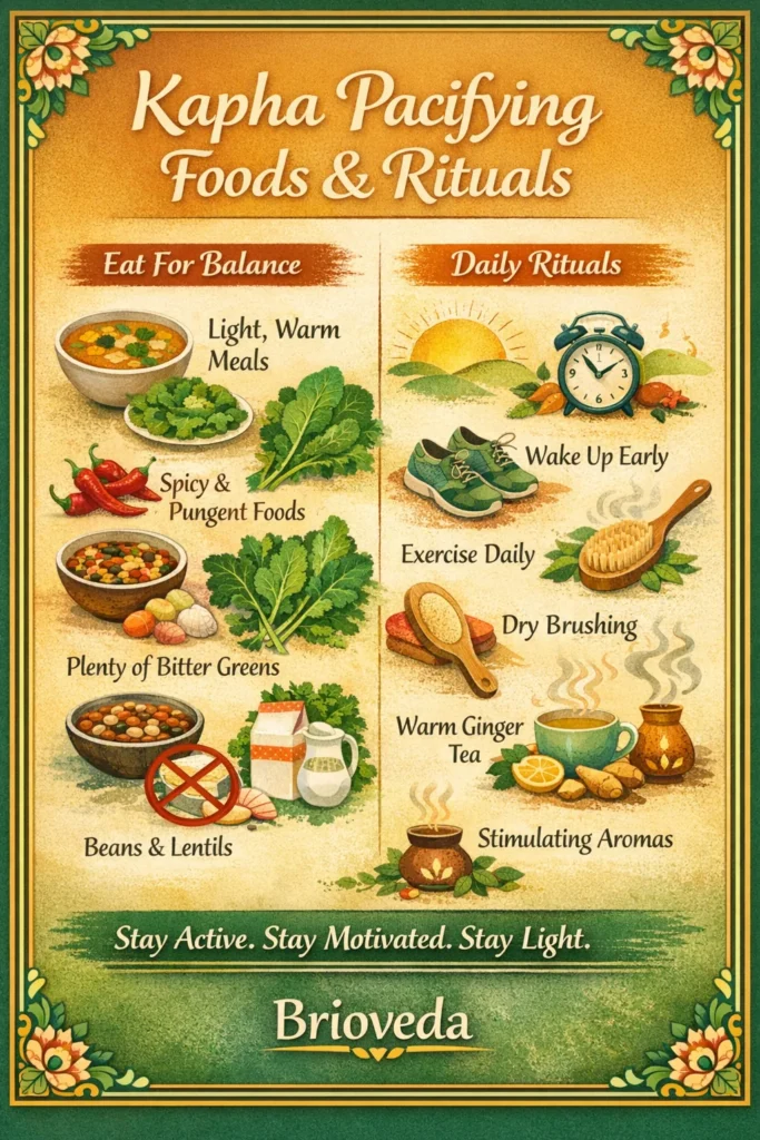 Kapha pacifying food Kapha pacifying food